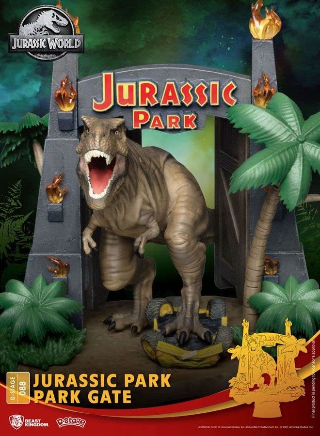 Beast Kingdom Jurassic Park: Park Gate DS-088 D-Stage Statue, Multicolor, 6 inches - Image 5